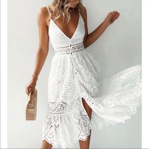 Hello Molly White Dress Size 10